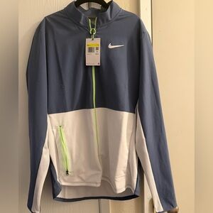 Nike white and Neon Green Jacket